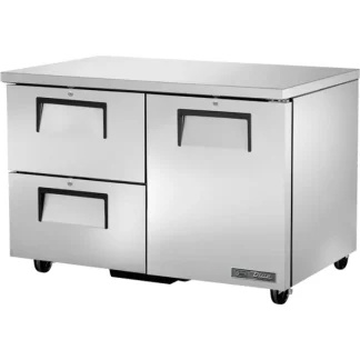 True TUC-48D-2-HC 48" W Undercounter Refrigerator w/ (2) Sections, (2) Drawers & (1) Door, 115v