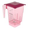 Blendtec WILDSIDERED-H 3 qt WildSide Jar w/ Hard Lid & Wingtip Blade, Ounce & Cup Markings, Red - Image 2