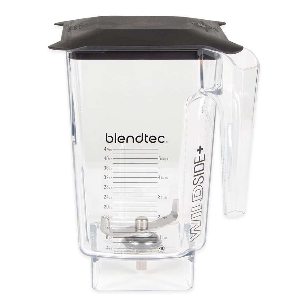 Blendtec WILDSIDE-S 3 qt Wildside Jar w/ Soft Lid & Wingtip Blade, Ounce & Cup Markings