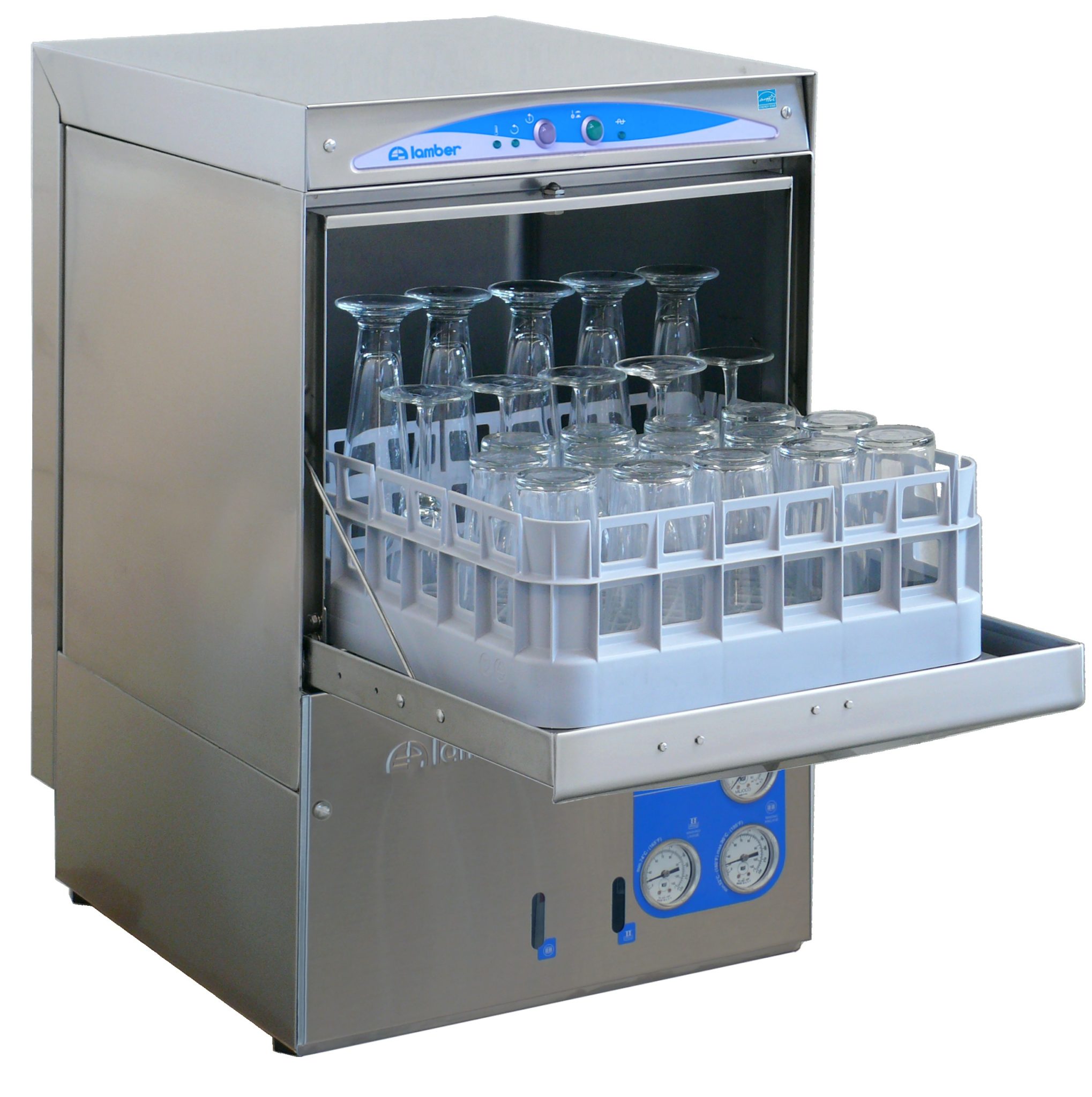 Eurodib DSP3 High Temp Rack Undercounter Glass Washer, (30) Racks/hr
