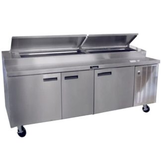 Delfield 18699PTBMP 99" Pizza Prep Table w/ Refrigerated Base, 115v