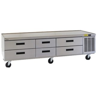 Delfield F2987CP 87 1/4" Chef Base w/ (6) Drawers - 115v