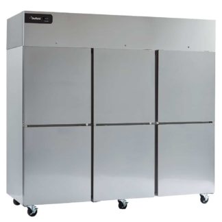 Delfield GBF3P-SH 83" Three Section Reach In Freezer, (6) Solid Doors, 115v