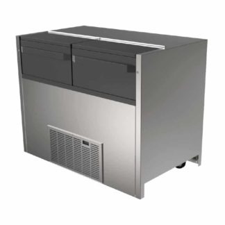 Delfield NLFACP-12 Milk Cooler w/ Top & Side Access - (768" Half pint Carton Capacity, 115v