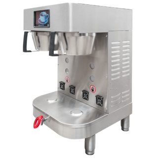 Grindmaster PBC-2A Double Coffee Brewer for (2) 1 1/2 gal Shuttles - Digital Control, 240v/1ph