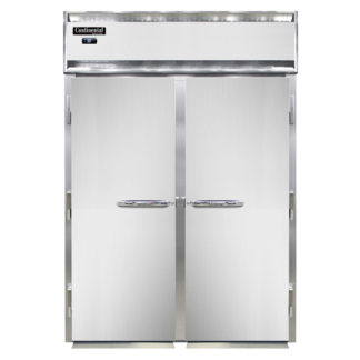 Continental D2RIN-E 68.5" Two Section Roll In Refrigerator, (2) Left/Right Hinge Solid Doors, 115v