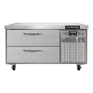 Continental DL48GF 48" Chef Base Freezer w/ (2) Drawers - 115v