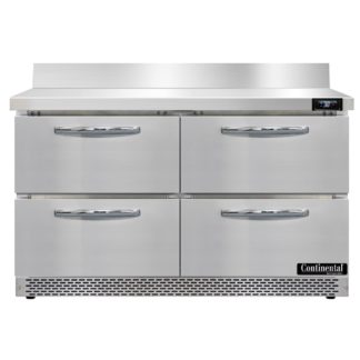 Continental SW48NBS-FB-D 48" Worktop Refrigerator w/ (2) Sections, 115v