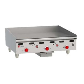 Wolf ASA36 36" Gas Griddle w/ Thermostatic Controls - 1" Steel Plate