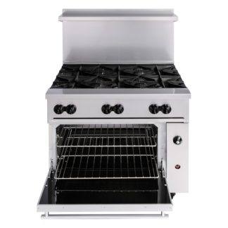 Wolf C36S-2B24CB 36" 2 Burner Gas Range w/ Charbroiler & Standard Oven