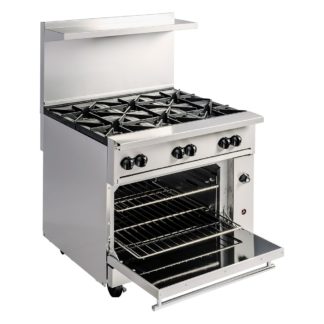 Wolf C36S-6B 36" 6 Burner Gas Range w/ Standard Oven