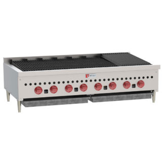 Wolf SCB47 47" Gas Charbroiler w/ (8) Burners & Cast Iron Grates