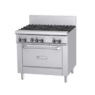 Garland GF36-6R 36" 6 Burner Gas Range w/ Standard Oven
