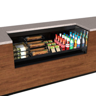 Structural Concepts CO4324R-UC-E3 47 1/4" Undercounter Open Air Cooler w/ (1) Level, 110v