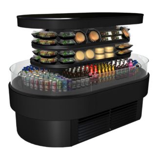 Structural Concepts FSI656R 81" Horizontal Open Air Cooler w/ (3) Levels, 208/240v/1ph