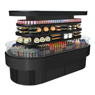 Structural Concepts FSI663R 81" Horizontal Open Air Cooler w/ (4) Levels, 208/240v/1ph