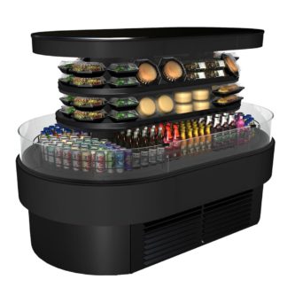 Structural Concepts FSI856R 100" Horizontal Open Air Cooler w/ (3) Levels, 208/240v/1ph