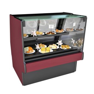 Structural Concepts GMDSV4D 51" Full Service Non Refrigerated Deli Case w/ Straight Glass - (2) Levels