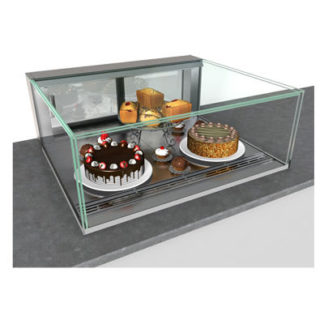 Structural Concepts NE3613RSV 35 3/4" Full Service Refrigerated Display Case w/ Straight Glass - (1) Levels, 120v