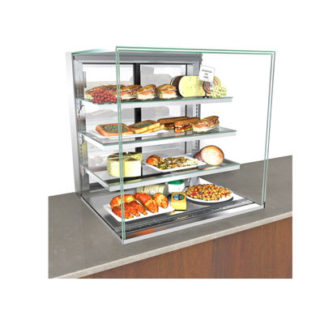 Structural Concepts NE3635RSV 35 3/4" Full Service Refrigerated Display Case w/ Straight Glass - (4) Levels, 120v