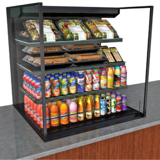 Structural Concepts NE4835RSSV 48" Undercounter Open Air Cooler w/ (4) Level, 110/120v/1ph