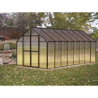 Riverstone Mont Greenhouse 8X16 Premium Package MONT-16-BK-PREMIUM