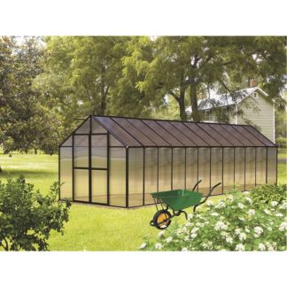 Riverstone Mont Greenhouse 8X24 Premium Package MONT-24-BK-PREMIUM