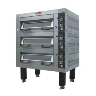 Bakemax BMSD003 Triple All Purpose Deck Oven, 220v