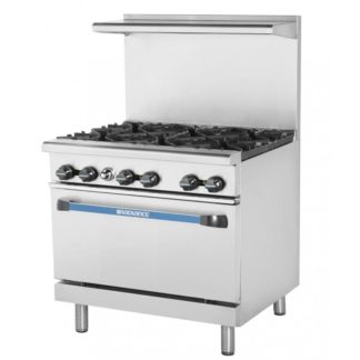 Turbo Air TAR-6 36" 6 Burner Gas Range w/ Standard Oven