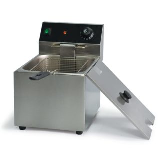 Global Solutions GS1611 Countertop Electric Fryer - (1) 16 lb Vat, 208/240v/1ph