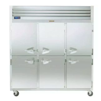 Traulsen G30000 76" Three Section Reach-In Refrigerator, (6) Solid Doors, 115v