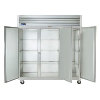 Traulsen G30011 76" Three Section Reach In Refrigerator, (3) Left/Right Hinge Solid Doors, 115v