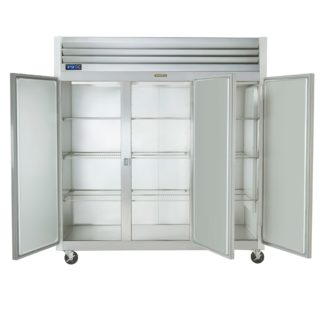 Traulsen G31303 76 5/16" Three Section Reach In Freezer - (6) Solid Doors, 115v