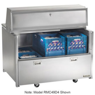 Traulsen RMC34D4 Milk Cooler w/ Top & Side Access - (512) Half Pint Carton Capacity, 115v