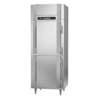 Victory Refrigeration FSA-1N-S1-HD-HC 31.25'' 16.7 cu. ft. Top Mounted 1 Section Solid Half Door Reach-In Freezer