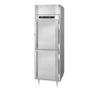 Victory Refrigeration RSA-1D-S1-HD-HC 26.50'' 21.5 cu. ft. Top Mounted 1 Section Solid Half Door Reach-In Refrigerator