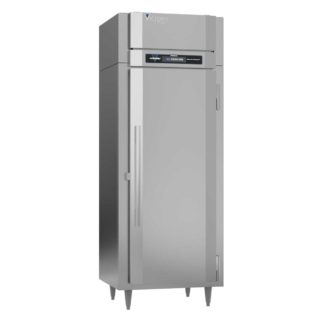Victory Refrigeration RSA-1N-S1-HG-HC 31.25'' 16.7 cu. ft. Top Mounted 1 Section Glass Half Door Reach-In Refrigerator