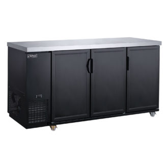 Dukers DBB72-M3 3-Door Bar and Beverage Cooler (Solid Doors)