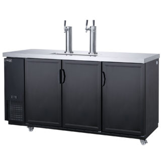 Dukers DDB72-M3 Triple Tap Kegerator