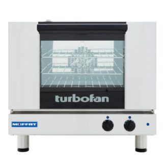 Moffat E22M3 24" Turbofan Half-Size Manual/Electric Countertop Convection Oven With Porcelain Oven Chamber, 110-120V