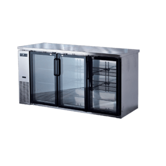 Spartan Refrigeration SSGBB-72 Stainless Back Bar Cabinet, Refrigerated