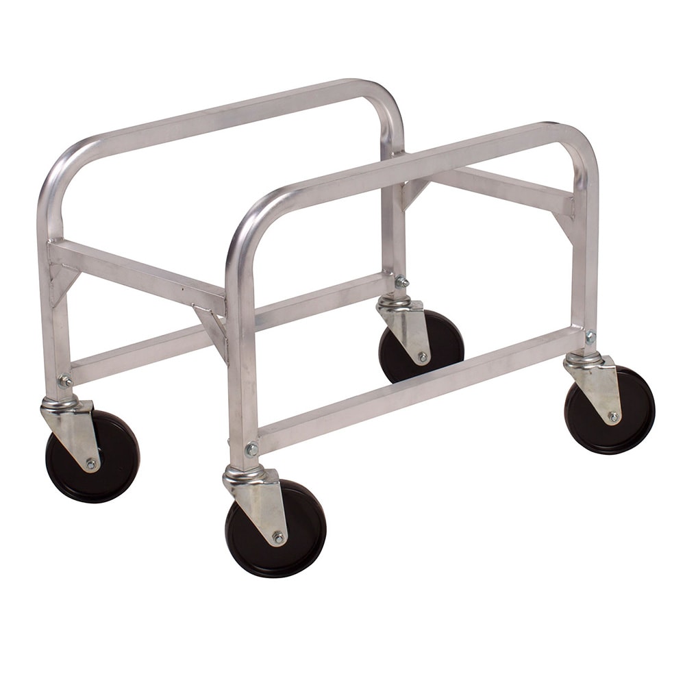Winco ALBC-1 Lug Box Cart - 16 3/4"W x 25"D x 19"H, Aluminum