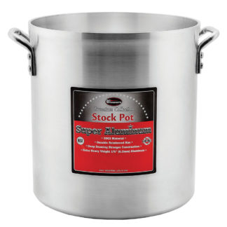 Winco AXHH-40 40 qt Aluminum Stock Pot