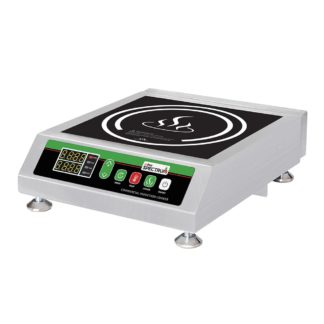 Winco EICS-18 Countertop Commercial Induction Cooktop w/ (1) Burner, 120v