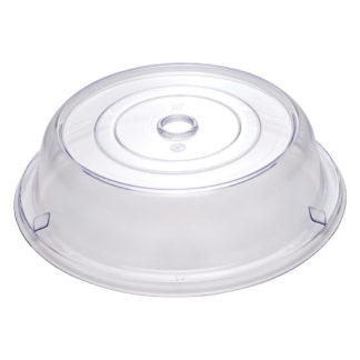 Winco PPCR-10 10" Plate Cover - 2 1/2"H, Polycarbonate, Clear, Case of 36