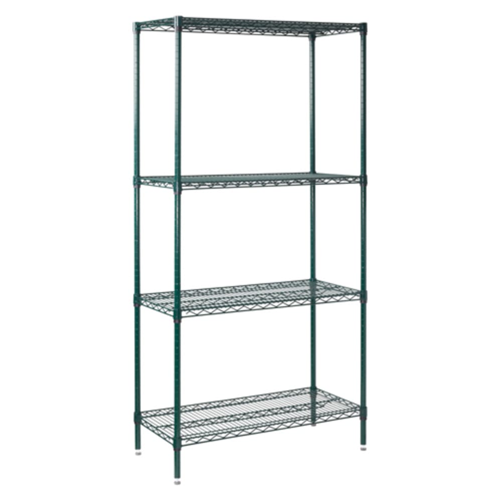 Winco VEXS-1836 Epoxy Coated Wire Shelf Kit - 36"W x 18"D x 72"H