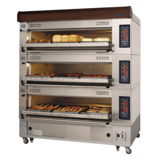 Turbo Air RBDO-43 European Triple Deck Pizza Oven, 220v/3ph