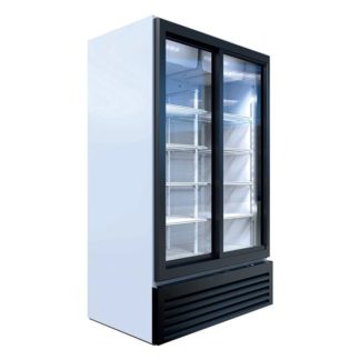 Beverage Air MT49-1-SDW 47" Two Section Glass Door Merchandiser, (2) Sliding Doors, 115v