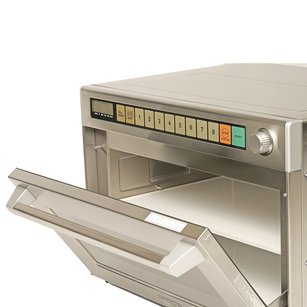 Panasonic NE-2180 (2) Pan Microwave Steamer - Countertop, Programmable, Sonic Steamer, 208/230-240V, 2100W - Image 3