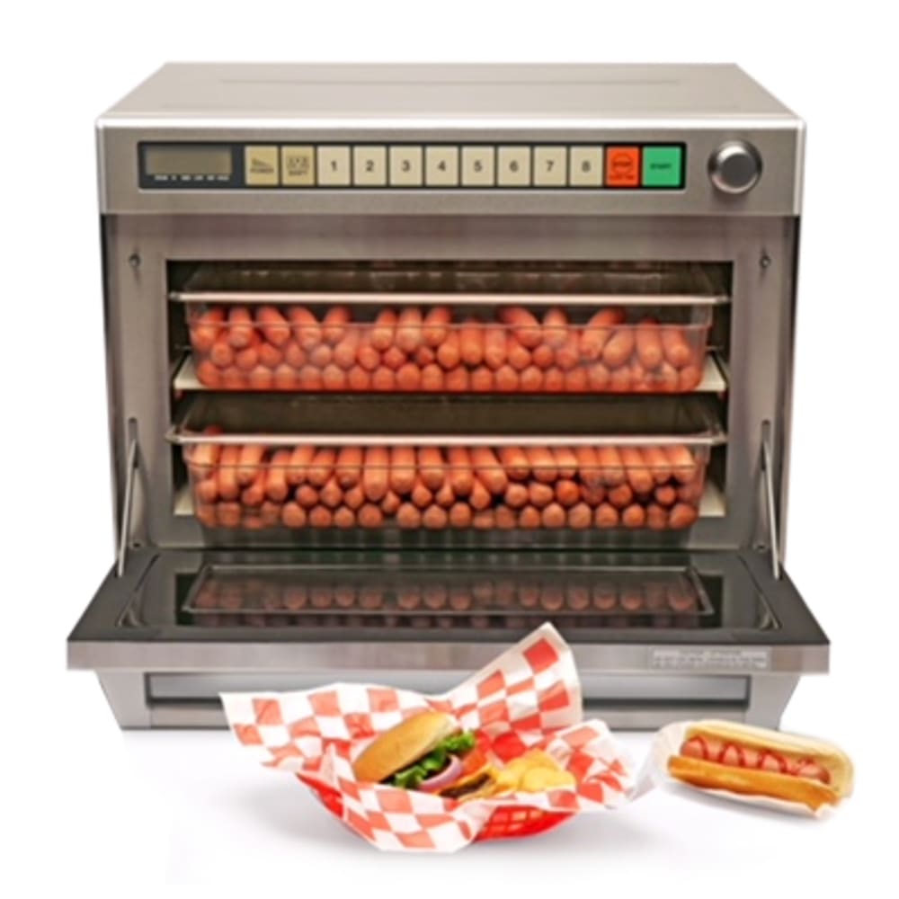 Panasonic NE-2180 (2) Pan Microwave Steamer - Countertop, Programmable, Sonic Steamer, 208/230-240V, 2100W - Image 4